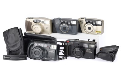 Lot 53 - A Selection of Yashica Microtec / Zoomtec Series 35mm Compact Cameras