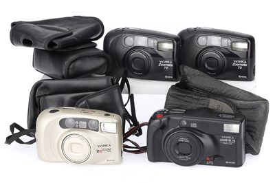 Lot 55 - Four Yashica 35mm Compact Cameras