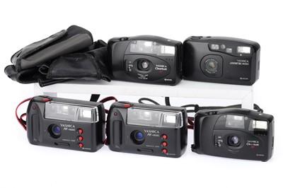 Lot 56 - Five Yashica AF Series 35mm Compact Cameras