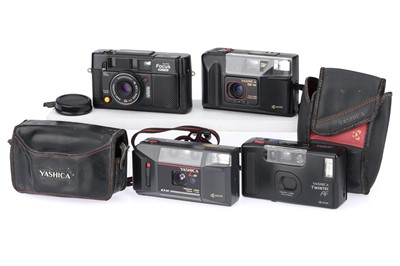 Lot 58 - Four Yashica 35mm Compact Cameras