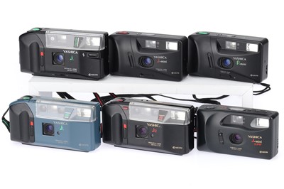 Lot 59 - A Selection of Yashica AF-J Series 35mm Compact Cameras