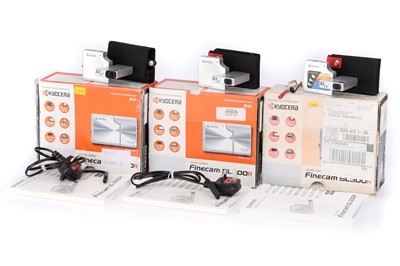 Lot 283 - Three Kyocera Finecam SL300R Digital Cameras