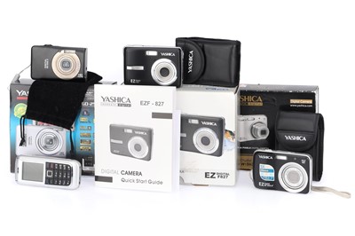 Lot 286 - Three Yashica / Kyocera Digital Cameras