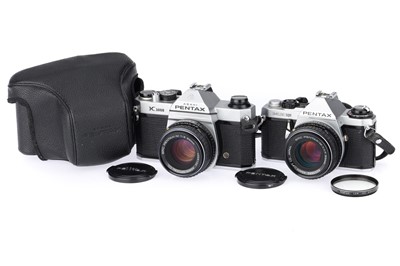Lot 333 - A Pair of Pentax 35mm SLR Cameras