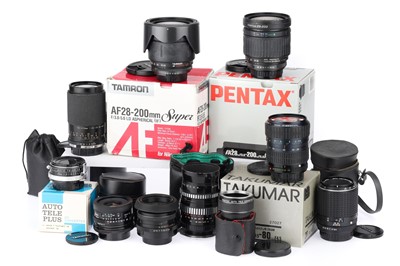 Lot 488 - A Selection of camera Lenses
