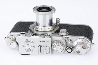 Lot 2 - A Leica IIIf Redscale 35mm Rangefinder Camera