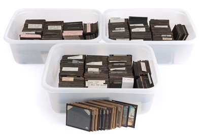 Lot 911 - Large Collection of Magic Lantern Slides