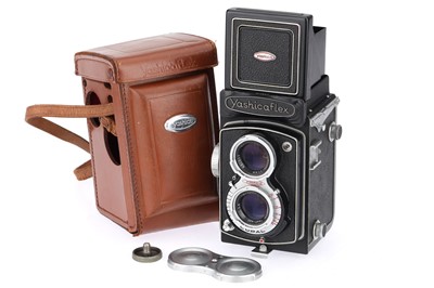 Lot 222 - A YashicaFlex Model C Medium Format TLR Camera