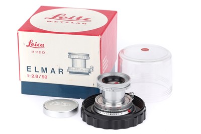 Lot 32 - A Leitz Leica Elmar 50mm f/2.8 Collapsible Lens