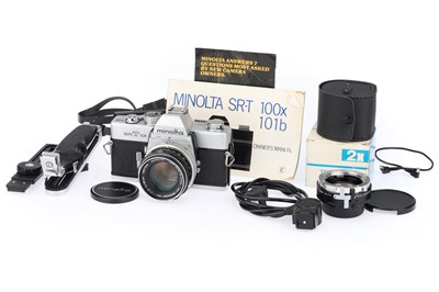 Lot 248 - A Minolta SRT101 35mm SLR Camera