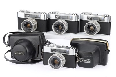 Lot 82 - Four Yashica Minister III 35mm Rangefinder Cameras