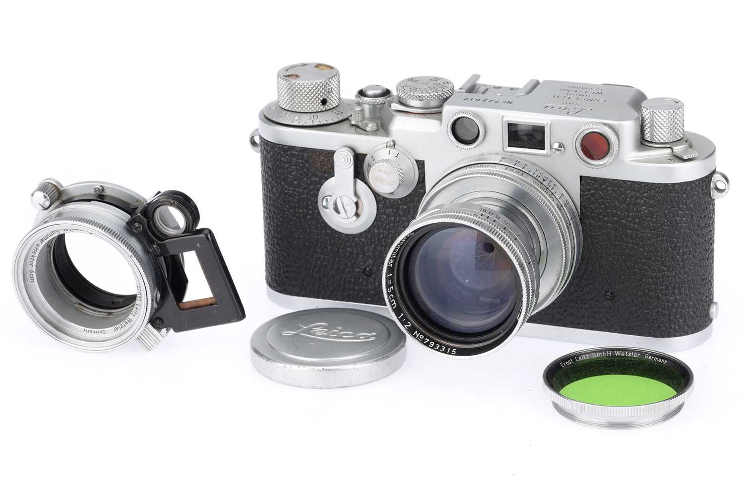Lot 3 - A Leica IIIf Self-Timer 35mm Rangefinder Camera