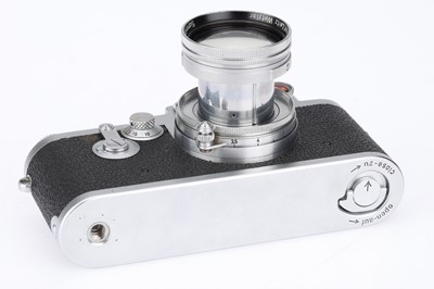 Lot 3 - A Leica IIIf Self-Timer 35mm Rangefinder Camera