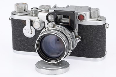 Lot 3 - A Leica IIIf Self-Timer 35mm Rangefinder Camera