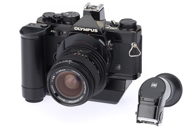 Lot 323 - An Olympus OM-2N 35mm SLR Camera