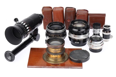 Lot 494 - A Selection of Lenses and Cases