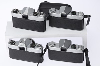 Lot 92 - Two Yashica Reflex 35 J & Two Yashica J-3 35mm SLR Cameras