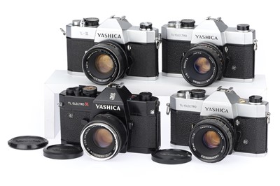Lot 99 - A Selection of Yashica 35mm SLR Cameras
