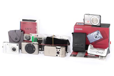 Lot 295 - A Selection of Digital Compact Cameras