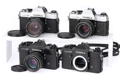 Lot 102 - Four Yashica TL Electro 35mm SLR Cameras