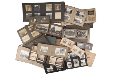 Lot 646 - Large Collection of early 20th Century Family Photograph Albums