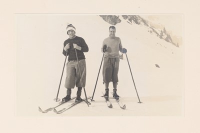 Lot 741 - Unusual Swiss Skiing Holiday Photograph Album