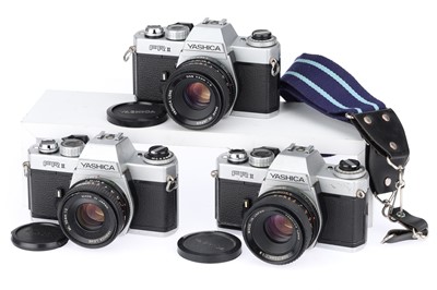 Lot 111 - Three Yashica FR-II 35mm SLR Cameras