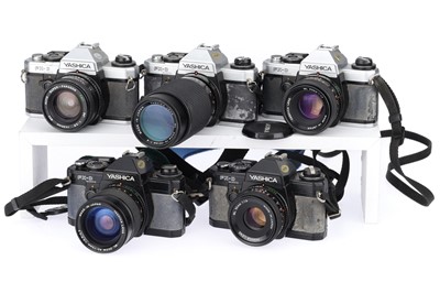 Lot 112 - Five Yashica FX-D Quartz 35mm SLR Cameras