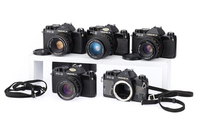 Lot 113 - Five Yashica FX-3 35mm SLR Cameras