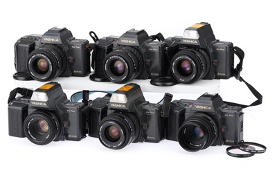 Lot 123 - Six Yashica 230-AF 35mm SLR Cameras