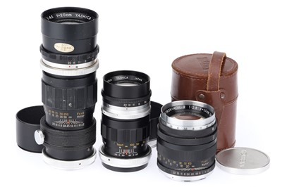 Lot 131 - Three Super Yashinon-R Camera Lenses