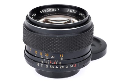Lot 132 - A Tomioka Japan Auto Yashinon DS-M 55mm f/1.2 Camera Lens