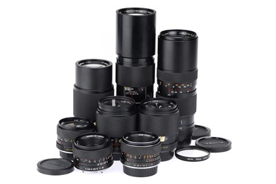 Lot 133 - A Selection of Yashica DSB/DX Series Camera Lenses