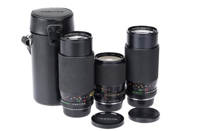 Lot 73 - Three Yashica ML Zoom Camera Lenses
