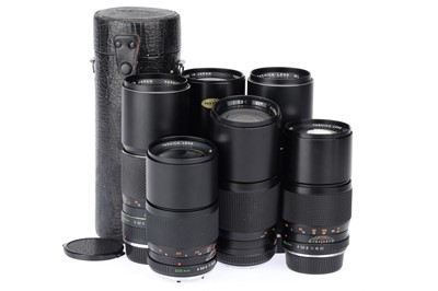 Lot 142 - ꩜ A Selection of Yashica ML Series Telephoto Lenses