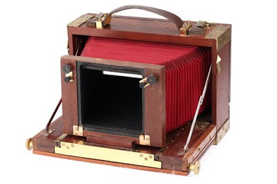 Lot 388 - A Home-Made Panoramic Mahogany Camera