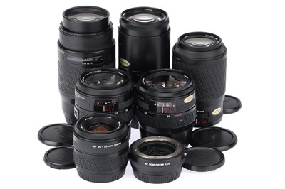 Lot 149 - A Selection of Yashica AF Zoom Lenses