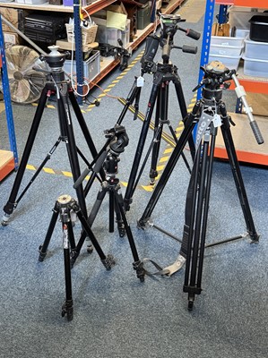 Lot 547 - ꩜ A Selection of Robust Tripods