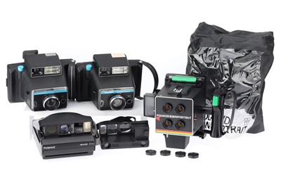 Lot 434 - A Group of Instant Film Cameras