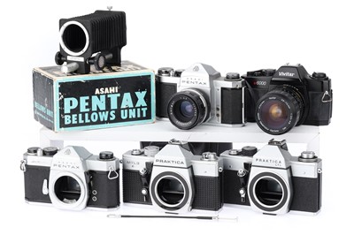 Lot 266 - A Selection of SLR Cameras
