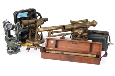 Lot 477 - ꩜ Collection of Surveyors Instruments