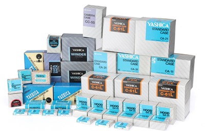 Lot 161 - A Large Selection of Yashica Camera Accessories