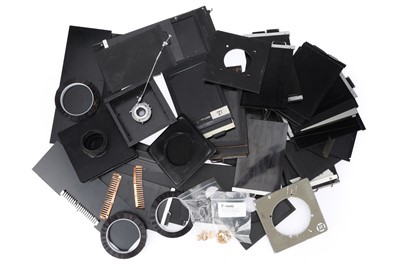 Lot 186 - A Tray of Large Format Dark Slide Accessories