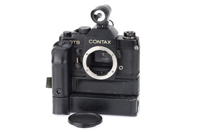 Lot 166 - A Contax RTS 35mm SLR Camera & Motor Drive