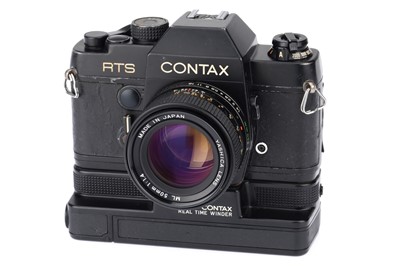 Lot 168 - A Contax RTS 35mm SLR Camera & Motor Drive