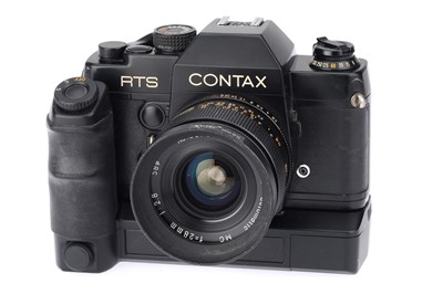 Lot 171 - A Contax RTS 35mm SLR Camera & Motor Drive
