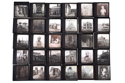 Lot 452 - Grillet Stereo Images Cut into Lantern Slides