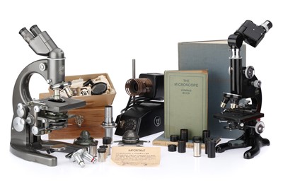 Lot 699 - ꩜ Classic Microscopy, Beck & Baker Microscopes