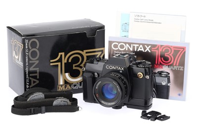 Lot 184 - A Contax 137 MA Quartz 35mm SLR Camera