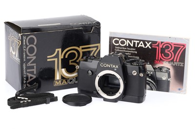 Lot 185 - A Contax 137 MA Quartz 35mm SLR Camera